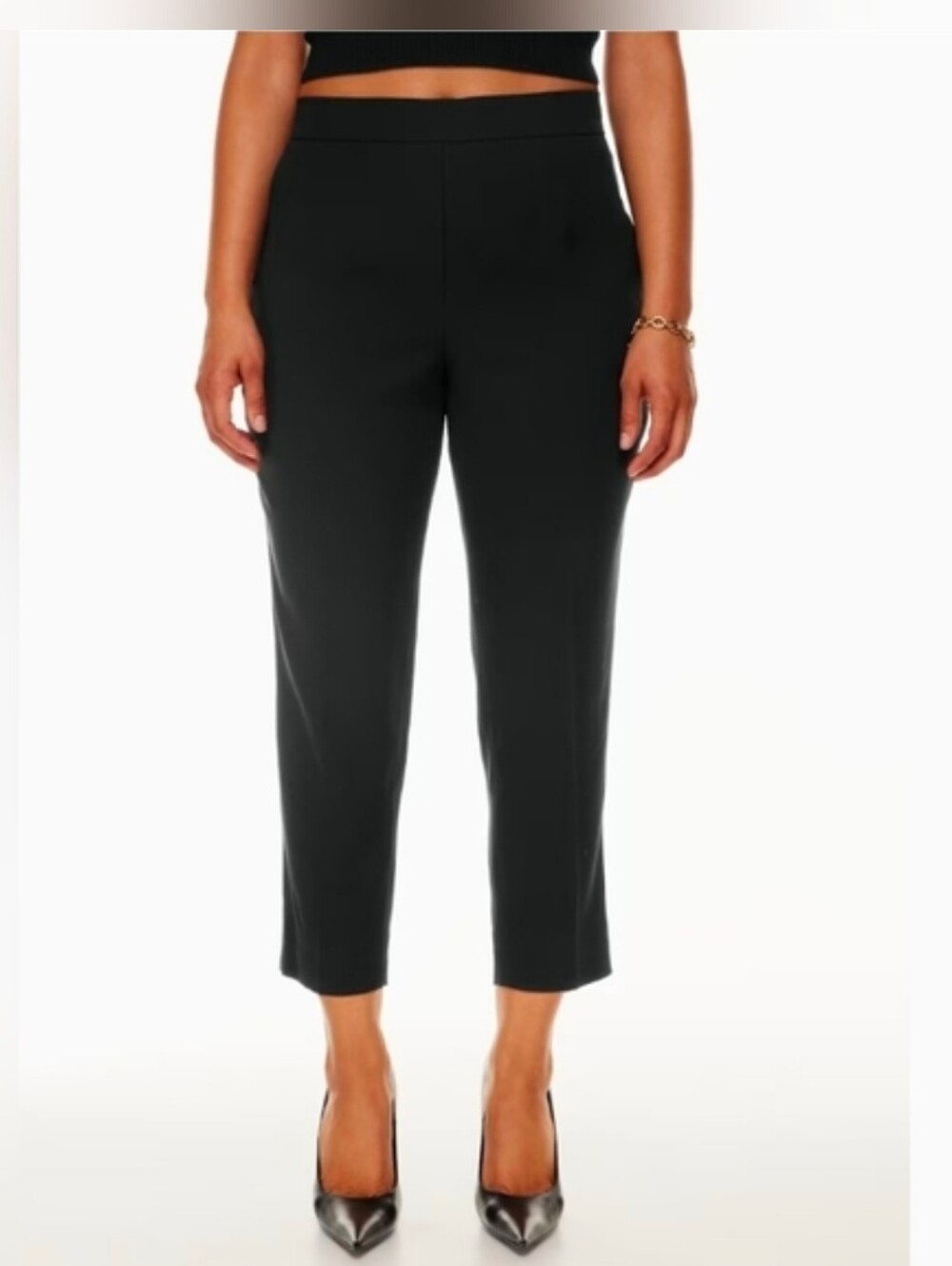 Babaton Conan Cropped Pants In Black Size 6